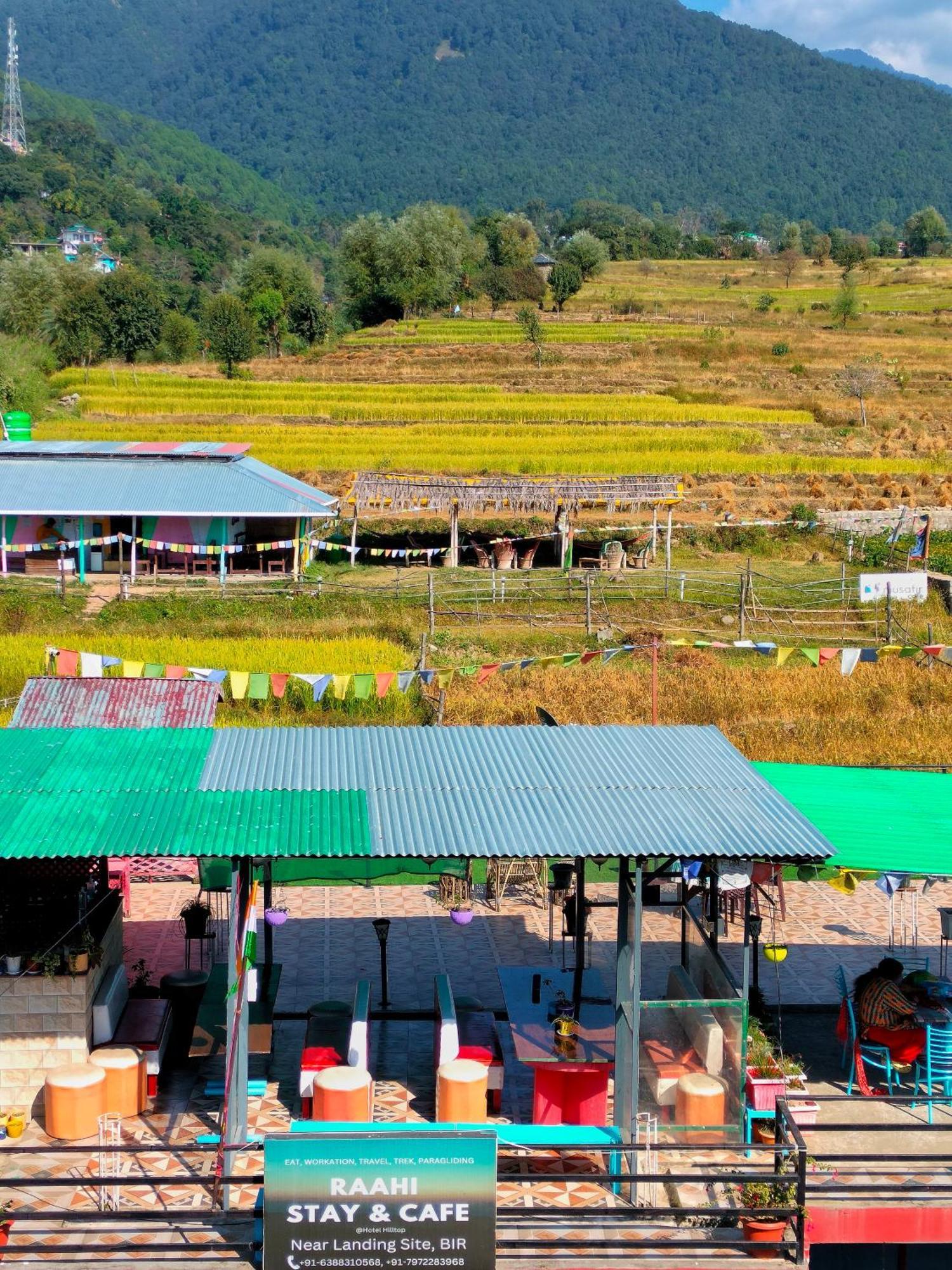 Raahi Stay, Landing Site Bir - Stay & Cafe Bagian luar foto